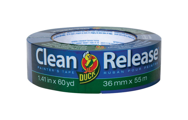 SHURTAPE TECHNOLOGIES LLC, Duck Clean Release 1.41 in. W X 60 yd L Blue Medium Strength Painter's Tape 1 pk