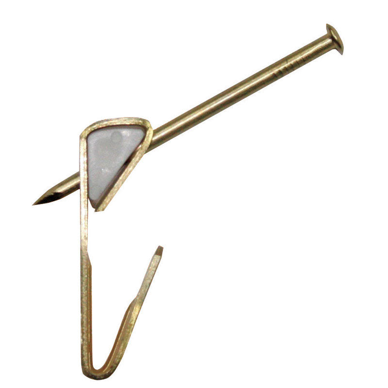 HILLMAN GROUP RSC, Ook OOK ReadyNail Brass-Plated Conventional Picture Hook 20 lb 6 pk