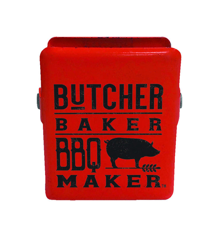 OPEN ROAD BRANDS LLC, Open Road Brands Butcher Baker BBQ Maker BBQ Magnet Clip Metal (Pack of 4)