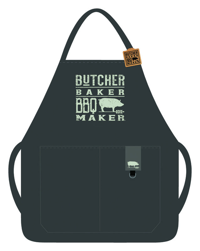 OPEN ROAD BRANDS LLC, Open Road Brands Butcher Baker BBQ Maker Butcher Baker BBQ Maker Apron Canvas (Pack of 4)