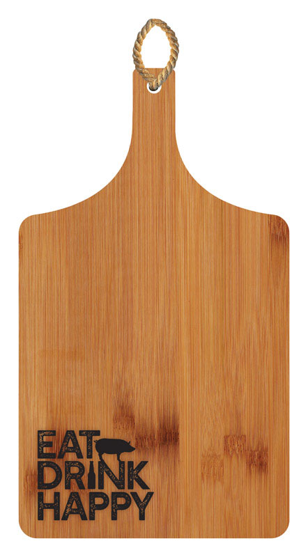 OPEN ROAD BRANDS LLC, Open Road Brands  Butcher Baker BBQ Maker  Eat Drink Happy  Cutting Board  Bamboo  1 pk (Pack of 4)