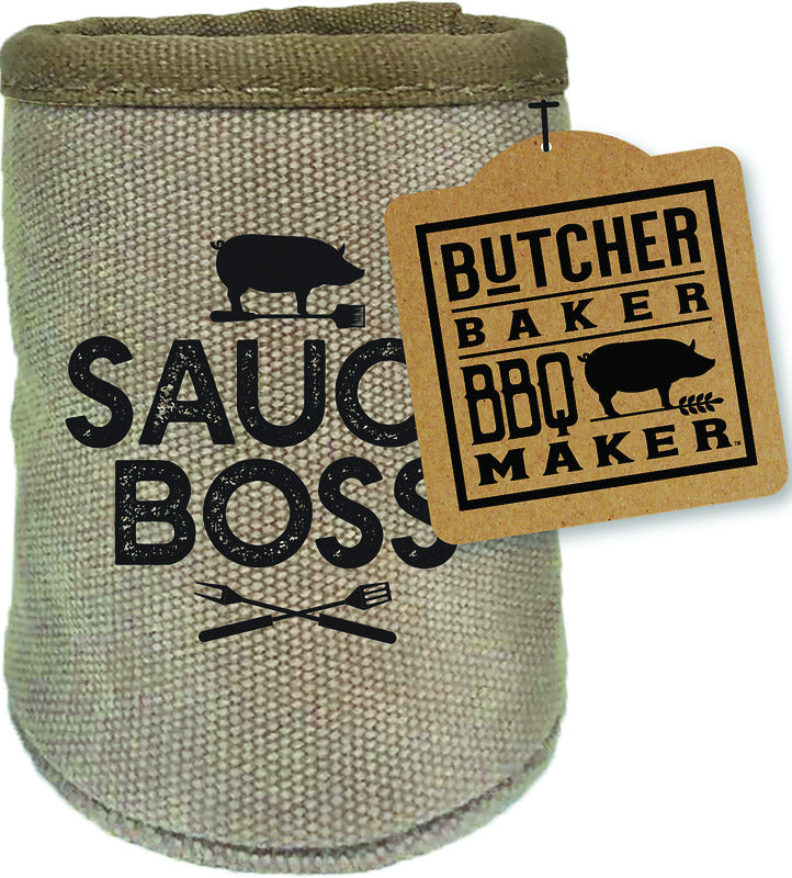 OPEN ROAD BRANDS LLC, Open Road Brands Sauce Boss Can Cooler Canvas 1 pk (Pack of 4)