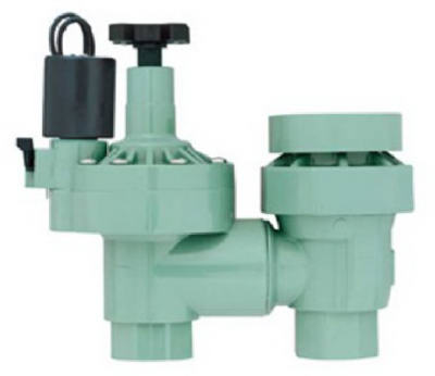 ORBIT IRRIGATION PRODUCTS INC, Orbit 2-Outlet Plastic Female Anti Siphon Valve 3/4 in. FPT 3 L x 6 H x 6 W in. 24V 150 PSI