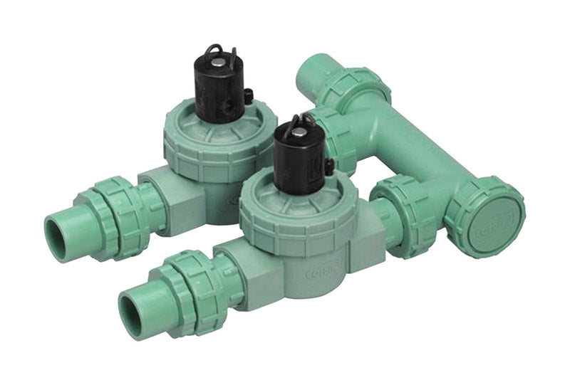 ORBIT IRRIGATION PRODUCTS INC, Orbit 2-Value Preassembled Manifold 3/4 in. 200 psi