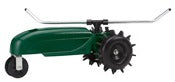 ORBIT IRRIGATION PRODUCTS INC, Orbit Cast Iron Wheeled Base Traveling Sprinkler 13500 sq ft 1 pk