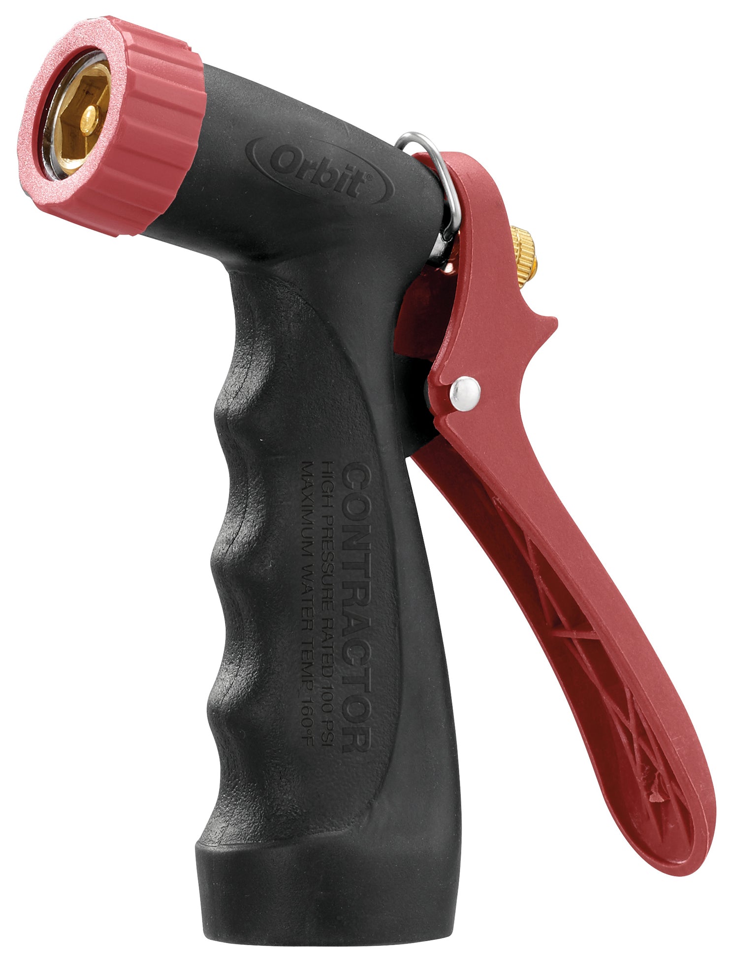 ORBIT IRRIGATION PRODUCTS INC, Orbit Metal Black/Red Contractor Threaded Tip Adjustable Pistol Grip Nozzle