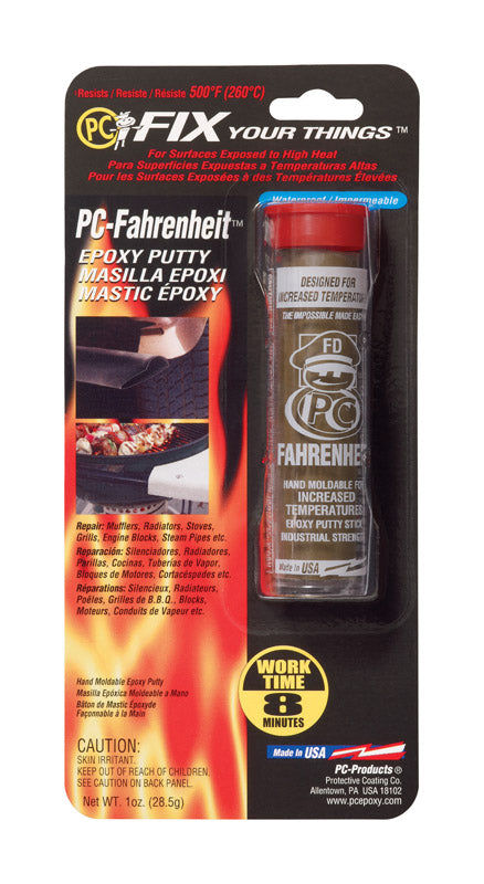 PROTECTIVE COATING CO, PC Products PC-Fahrenheit High Strength Brown Putty Epoxy 1 oz.