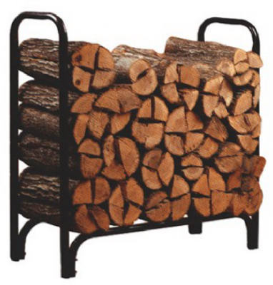 PANACEA PRODUCTS CORP, Panacea Black Powder Coated Steel Log Rack