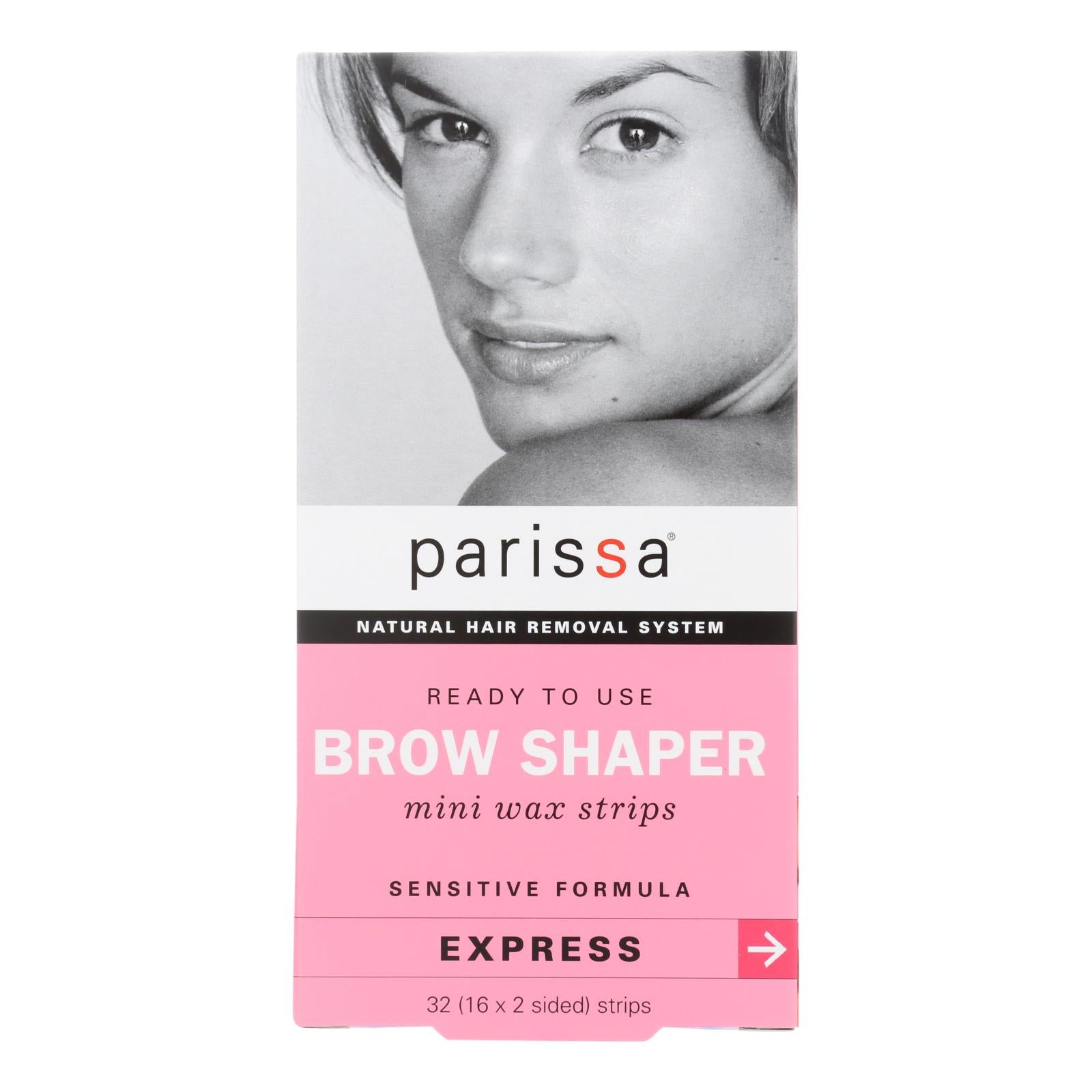 Parissa, Parissa Natural Hair Removal System Brow Shaper - 32 Strips