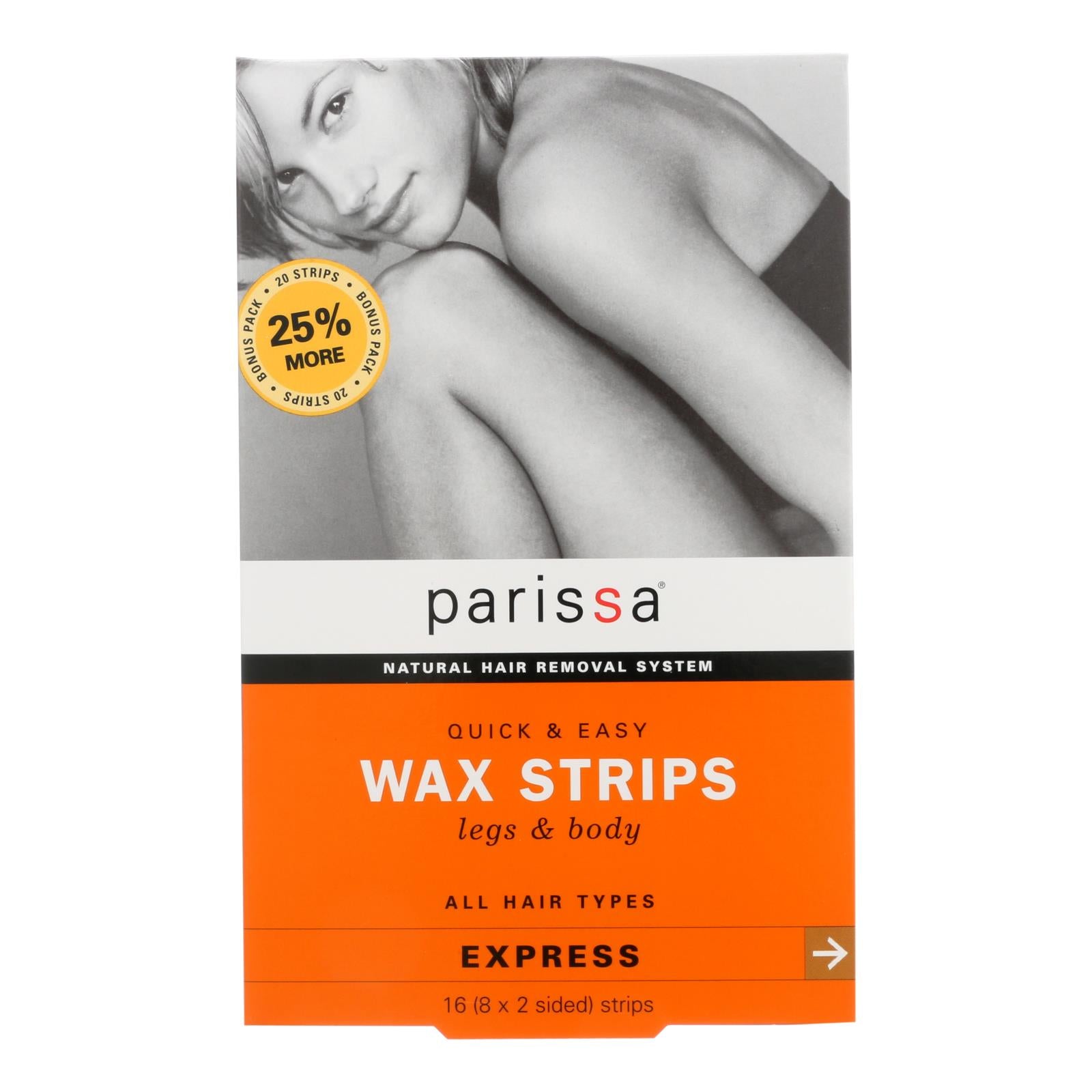 Parissa, Parissa Wax Strips Legs And Body - 16 Strips