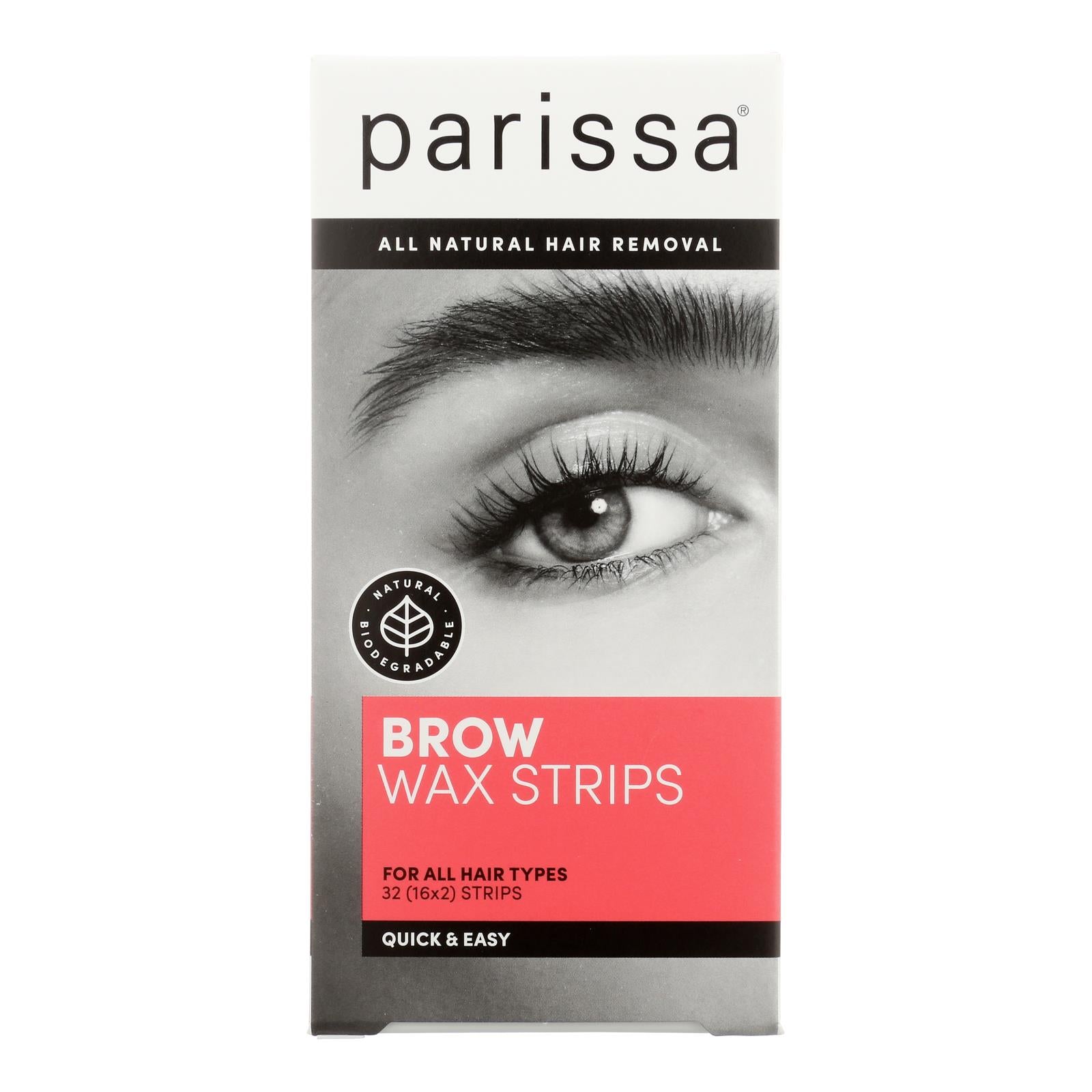 Parissa, Parissa - Wax Strips Qk/easy Brow - 1 Each 1-32 CT