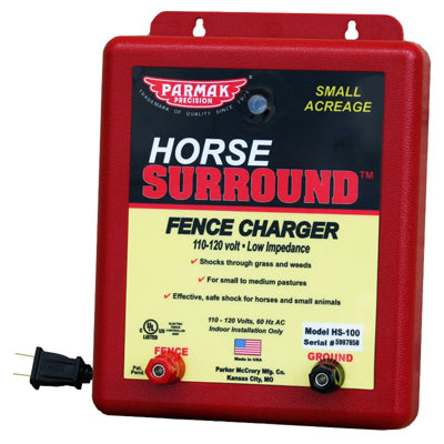 PARKER MCCRORY MFG CO, Parmak Alternating Current Fence Charger Red