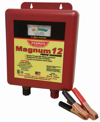 PARKER MCCRORY MFG CO, Parmak Battery-Powered Fence Charger Red