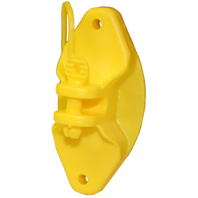PARKER MCCRORY MFG CO, Parmak Wood Post Pinlock Insulator Yellow